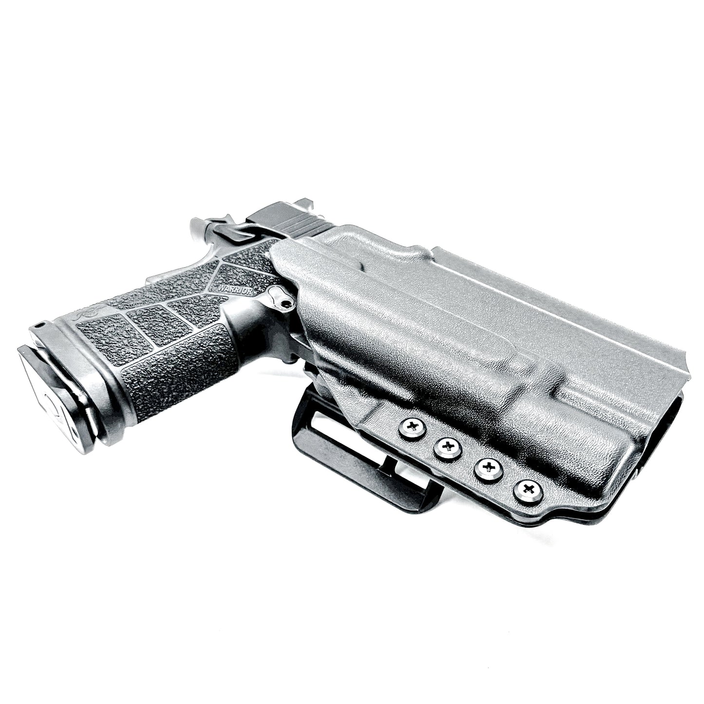Kimber DS Warrior OWB holster with SureFire X300U. Outside Waistband holster for range and everyday carry with adjustable retention and optic compatibility