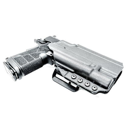 Kimber DS Warrior OWB holster with SureFire X300U. Outside Waistband holster for range and everyday carry with adjustable retention and optic compatibility