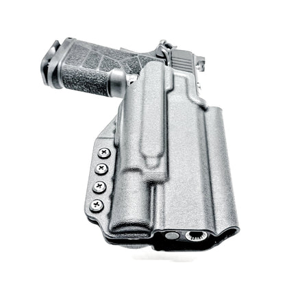 Kimber DS Warrior OWB holster with SureFire X300U. Outside Waistband holster for range and everyday carry with adjustable retention and optic compatibility