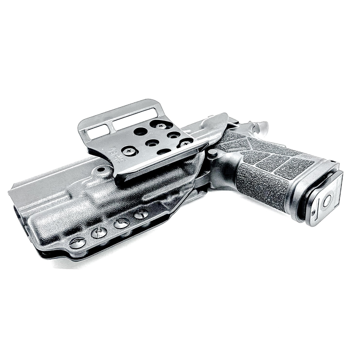 Kimber DS Warrior OWB holster with SureFire X300U. Outside Waistband holster for range and everyday carry with adjustable retention and optic compatibility