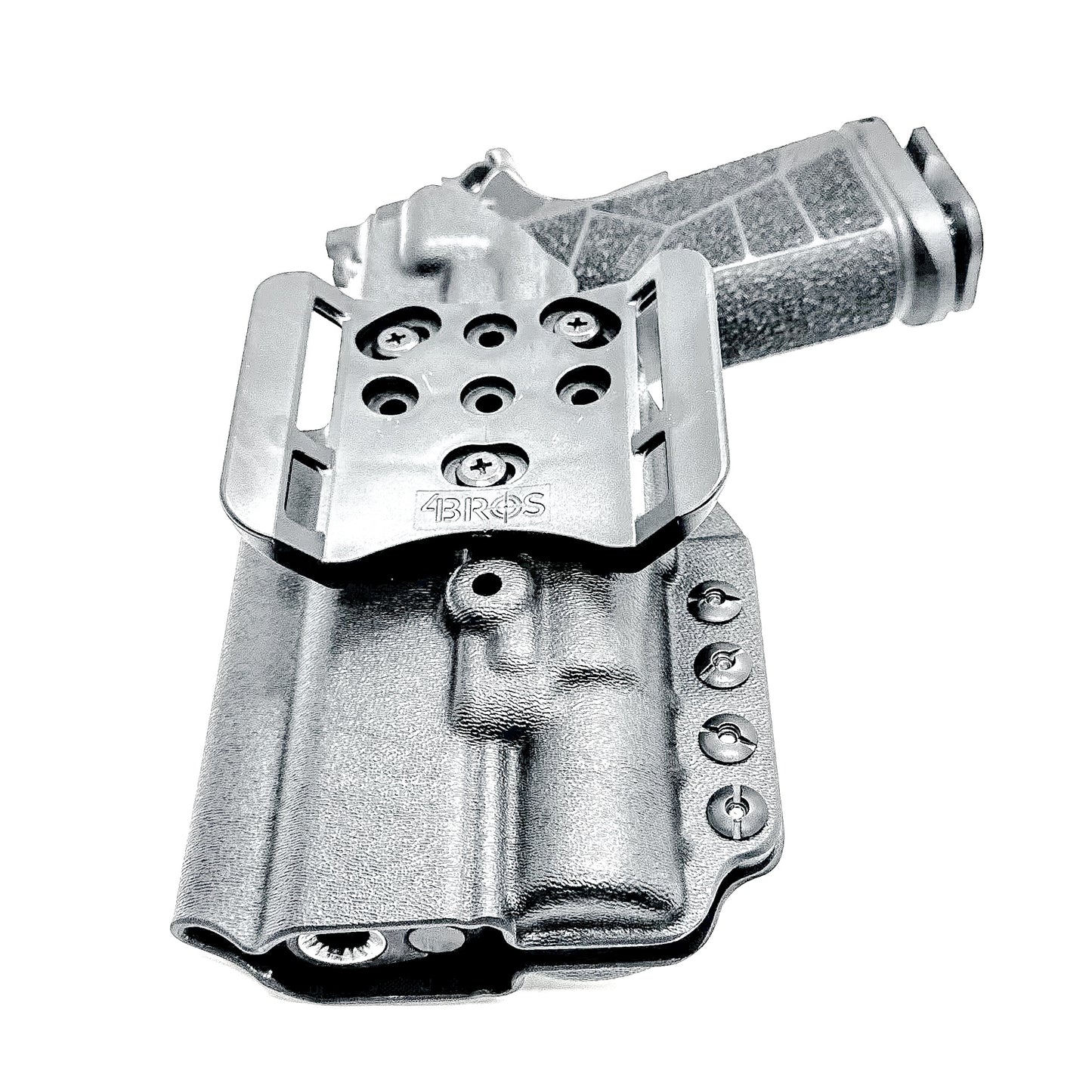 Kimber DS Warrior OWB holster with SureFire X300U. Outside Waistband holster for range and everyday carry with adjustable retention and optic compatibility