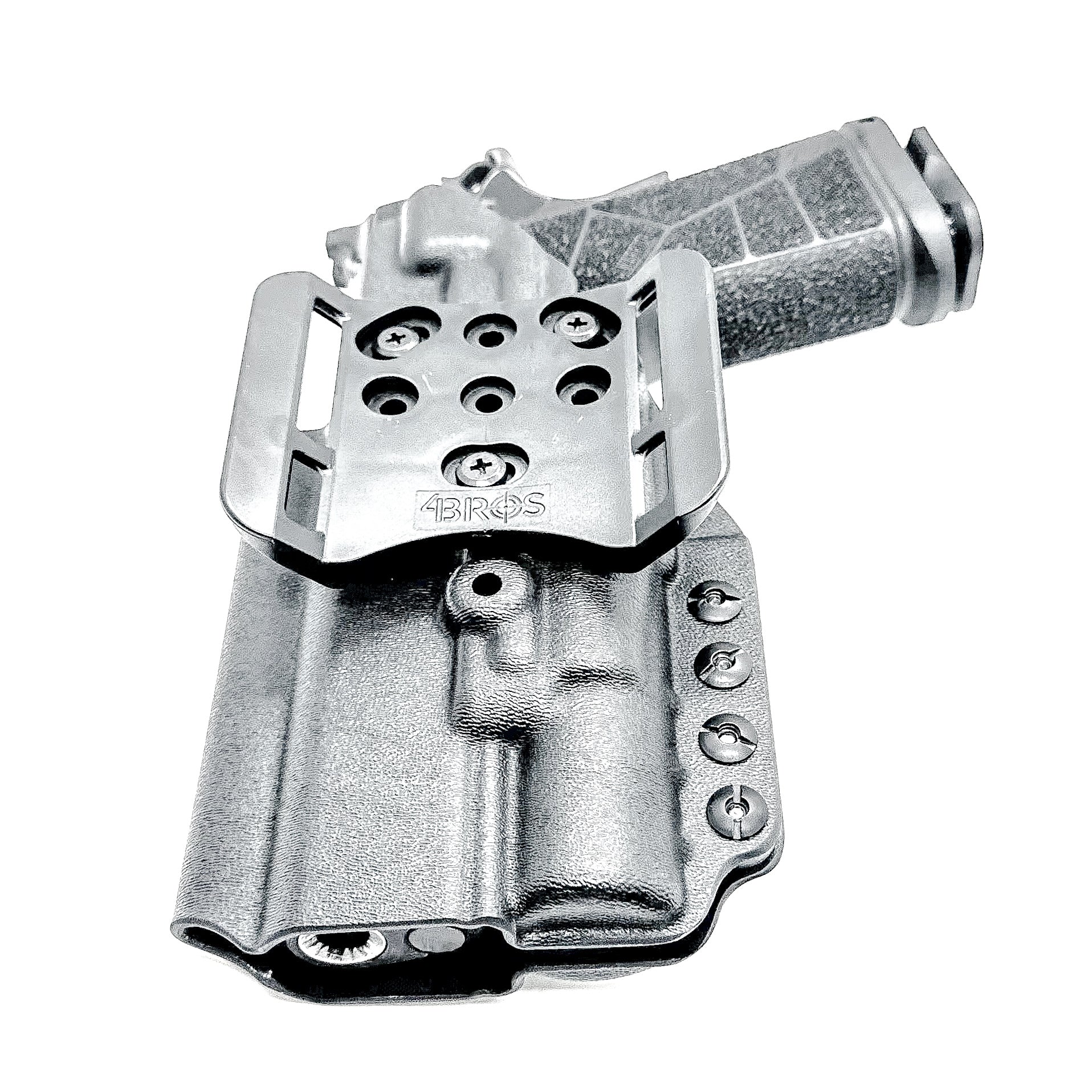Kimber DS Warrior OWB holster with SureFire X300U. Outside Waistband holster for range and everyday carry with adjustable retention and optic compatibility