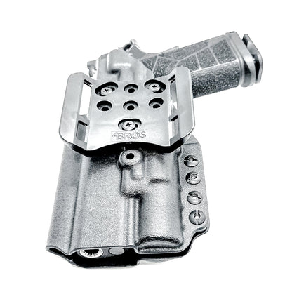 Kimber DS Warrior OWB holster with SureFire X300U. Outside Waistband holster for range and everyday carry with adjustable retention and optic compatibility