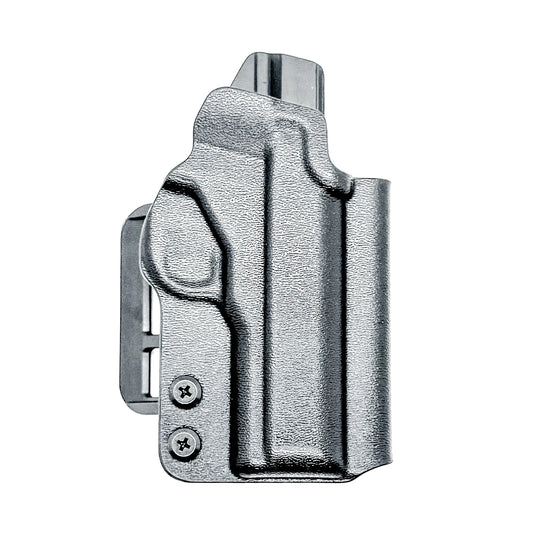 Kimber Micro 9 OWB Holster with adjustable retention and optics compatibility. Precision-molded Outside Waistband holster for carry, training, and range use.
