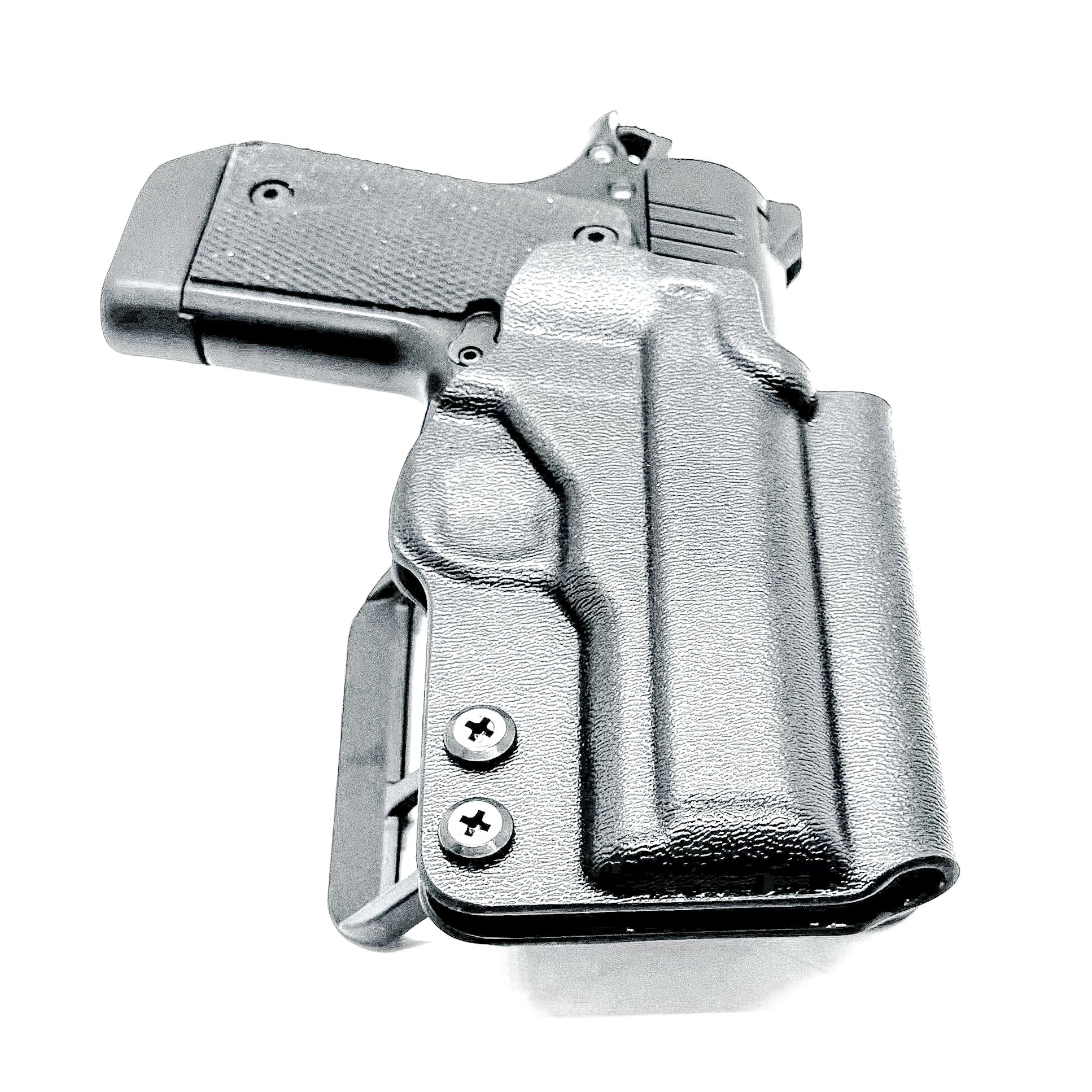 Kimber Micro 9 OWB Holster with adjustable retention and optics compatibility. Precision-molded Outside Waistband holster for carry, training, and range use.
