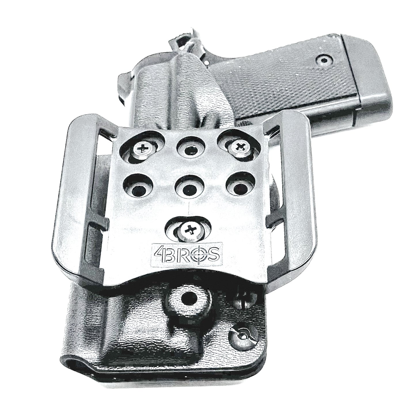 Kimber Micro 9 OWB Holster with adjustable retention and optics compatibility. Precision-molded Outside Waistband holster for carry, training, and range use.
