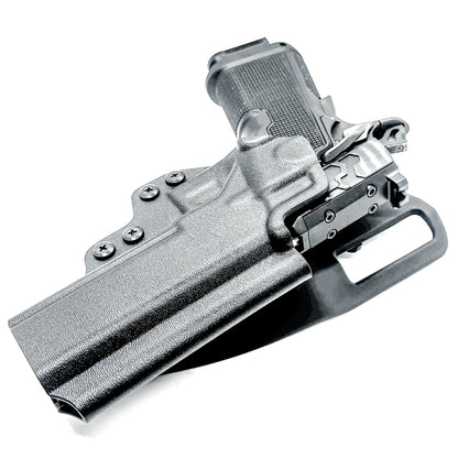 Kimber 2K11 5 inch Double Stack 1911 competition holster with precision fit, .093 thickness, and adjustable retention for fast, consistent performance. Made in USA.