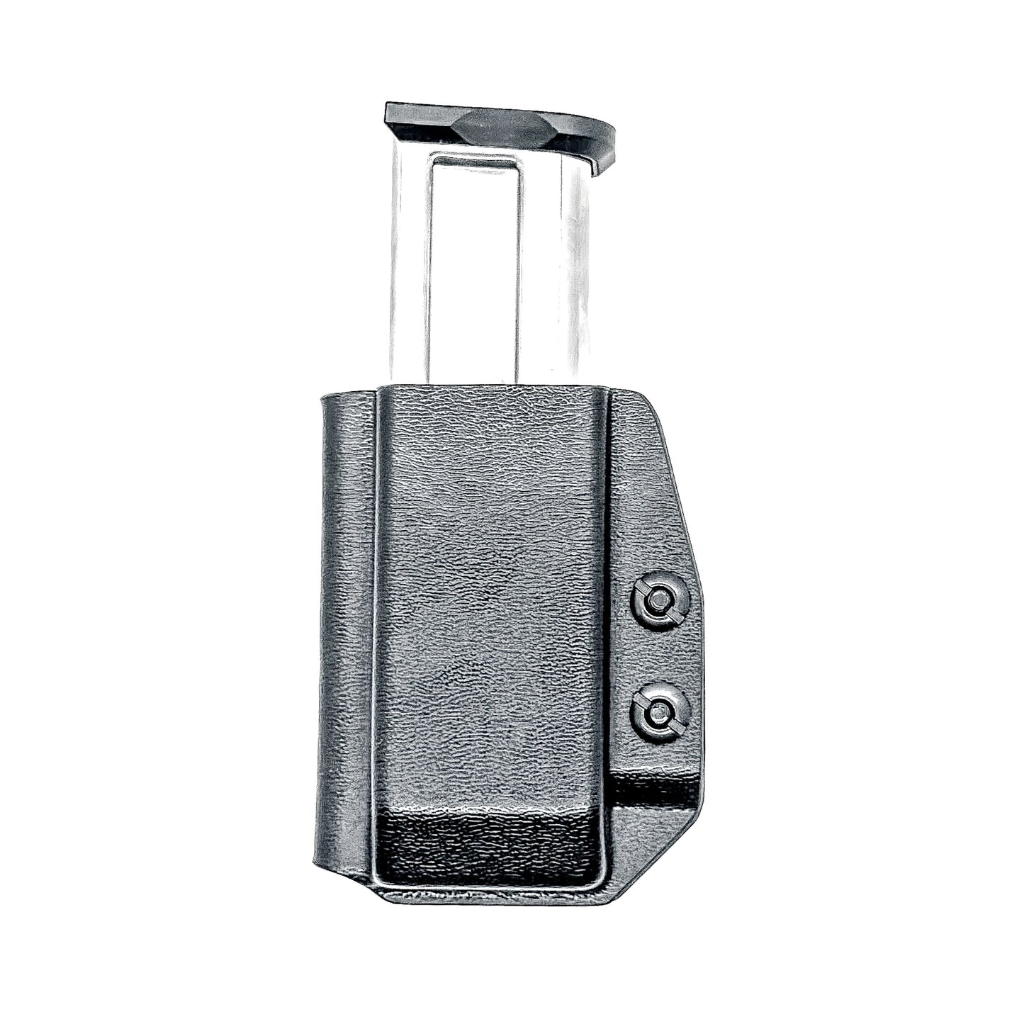 Black Kydex IWB AIWB appendix inside waistband magazine pouch carrier or holster for the Kimber 2K11 mags from Four Brothers 4BROS Holsters.