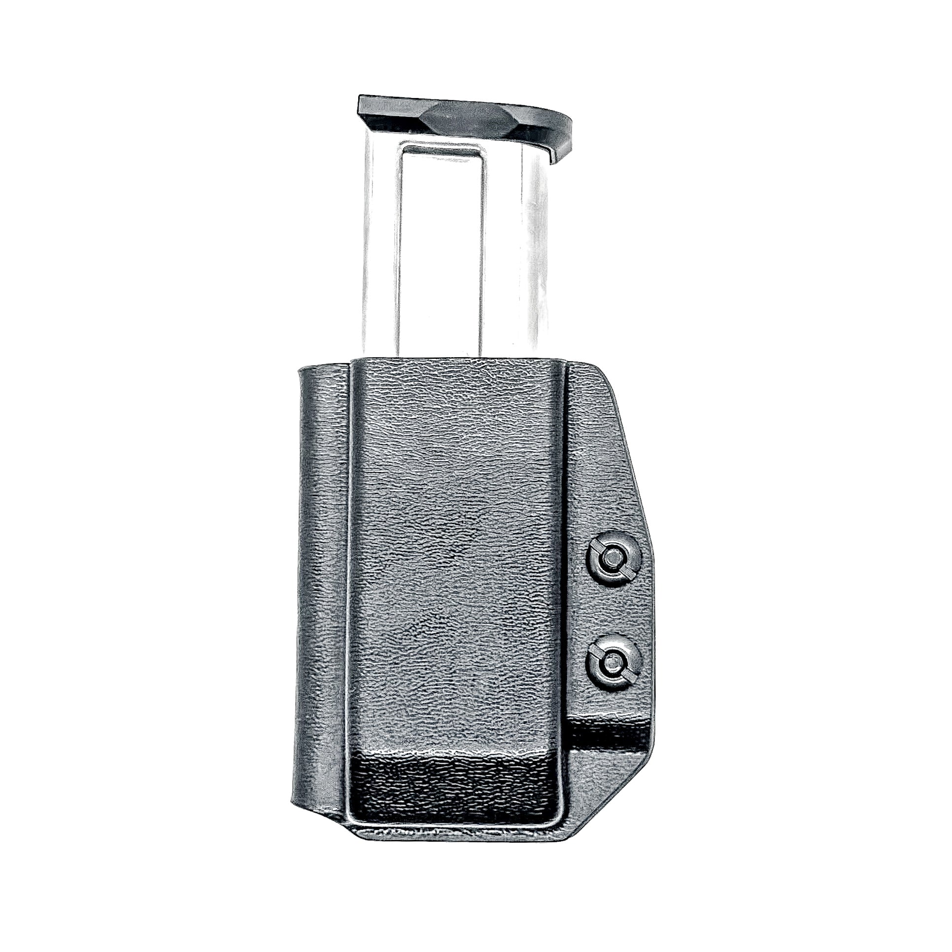Black Kydex IWB AIWB appendix inside waistband magazine pouch carrier or holster for the Kimber 2K11 mags from Four Brothers 4BROS Holsters.
