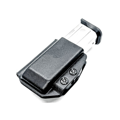 Black Kydex IWB AIWB appendix inside waistband magazine pouch carrier or holster for the Kimber 2K11 mags from Four Brothers 4BROS Holsters.