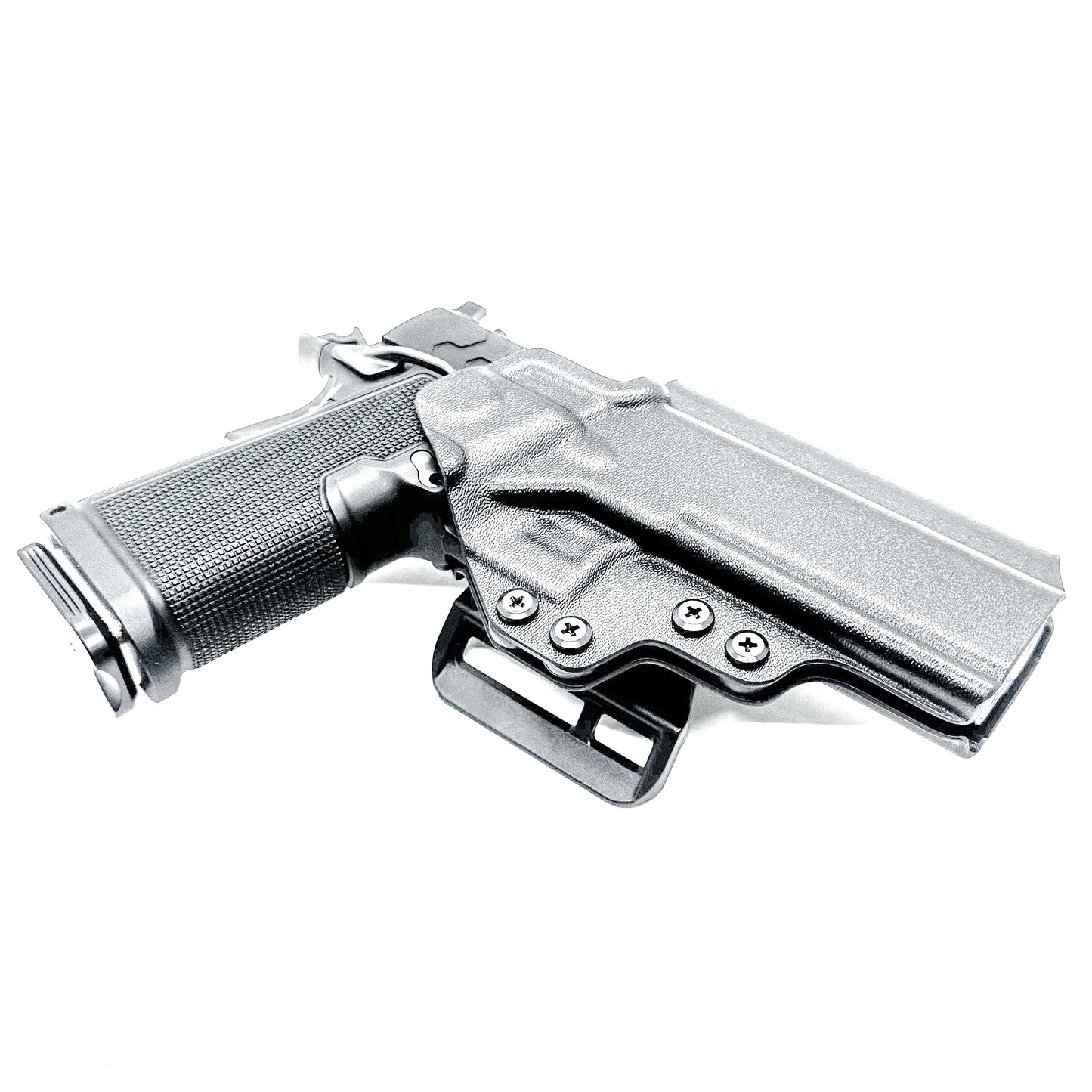 Kimber 2K11 5 inch Double Stack 1911 OWB holster with precision fit, .093 thickness, and adjustable retention for secure, comfortable carry. Made in the USA.