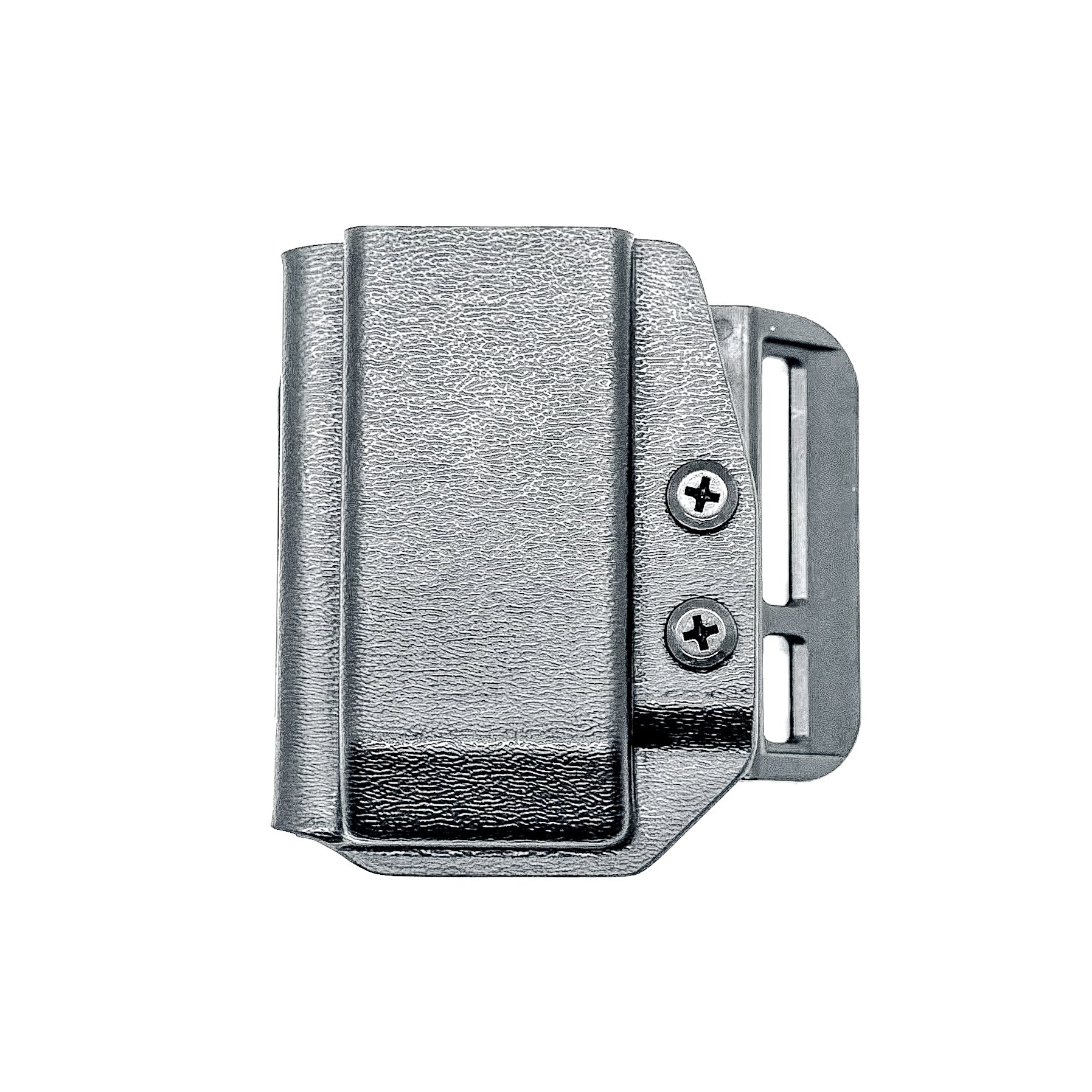 Black OWB Outside Waistband Kydex Magazine Pouch designed to fit the Kimber 2K11 Magazine from Four Brothers Holsters.  Proudly made in the USA.