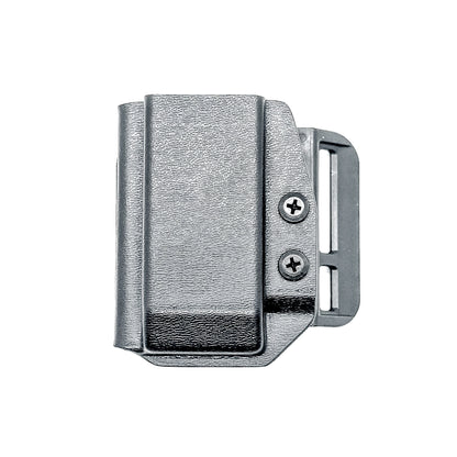 Black OWB Outside Waistband Kydex Magazine Pouch designed to fit the Kimber 2K11 Magazine from Four Brothers Holsters.  Proudly made in the USA.