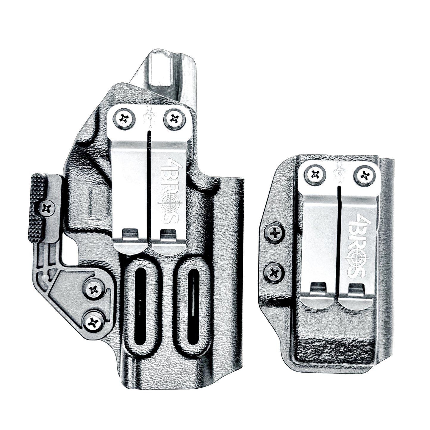 IWB holster combo for Kimber 2K11 PRO 4.25" and 2011 mags. Includes mag carrier, Modwing, and Monoblock clips. Ships fast from the USA.