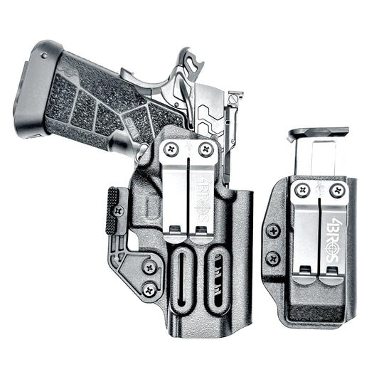 IWB holster combo for Kimber 2K11 PRO 4.25" and 2011 mags. Includes mag carrier, Modwing, and Monoblock clips. Ships fast from the USA.