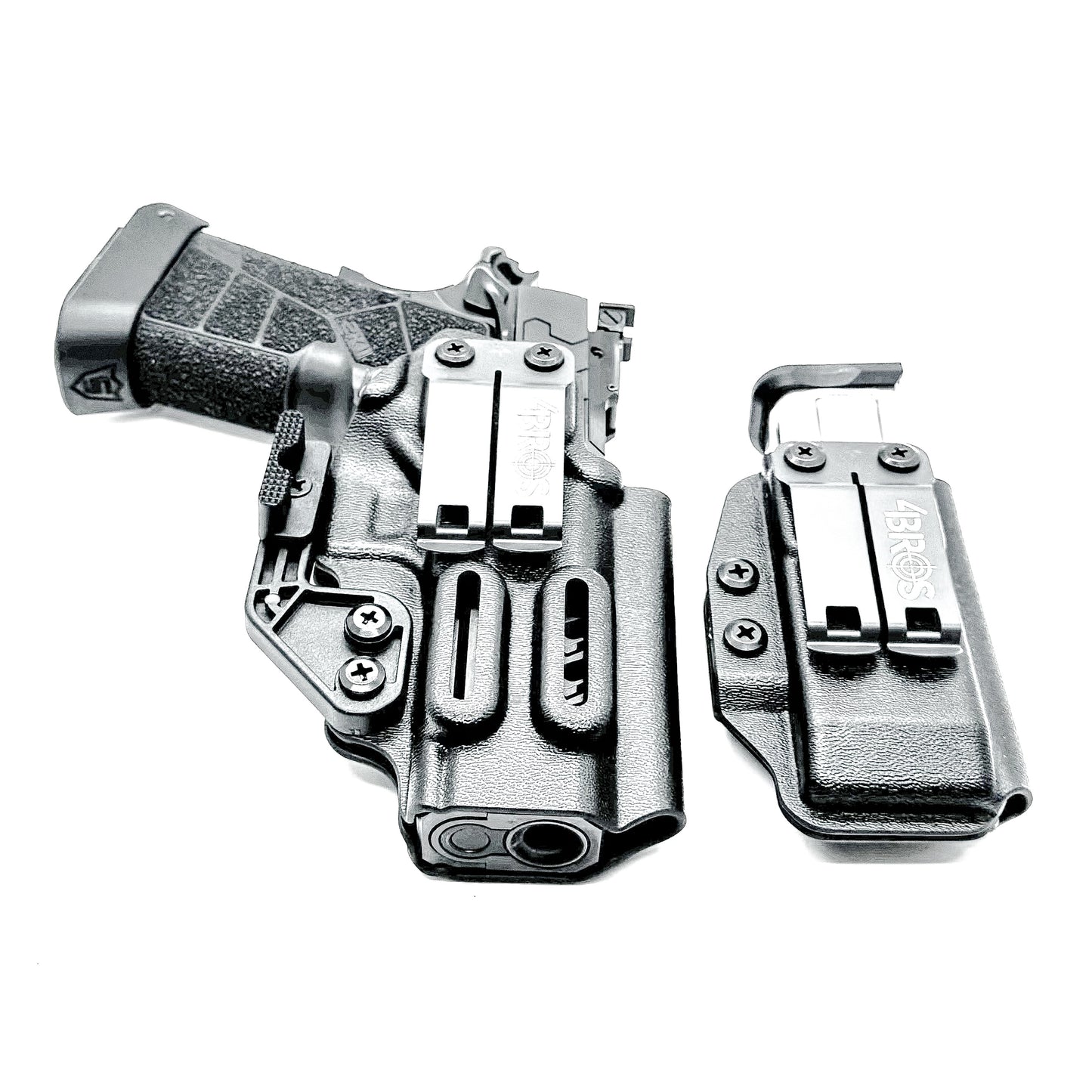 IWB holster combo for Kimber 2K11 PRO 4.25" and 2011 mags. Includes mag carrier, Modwing, and Monoblock clips. Ships fast from the USA.