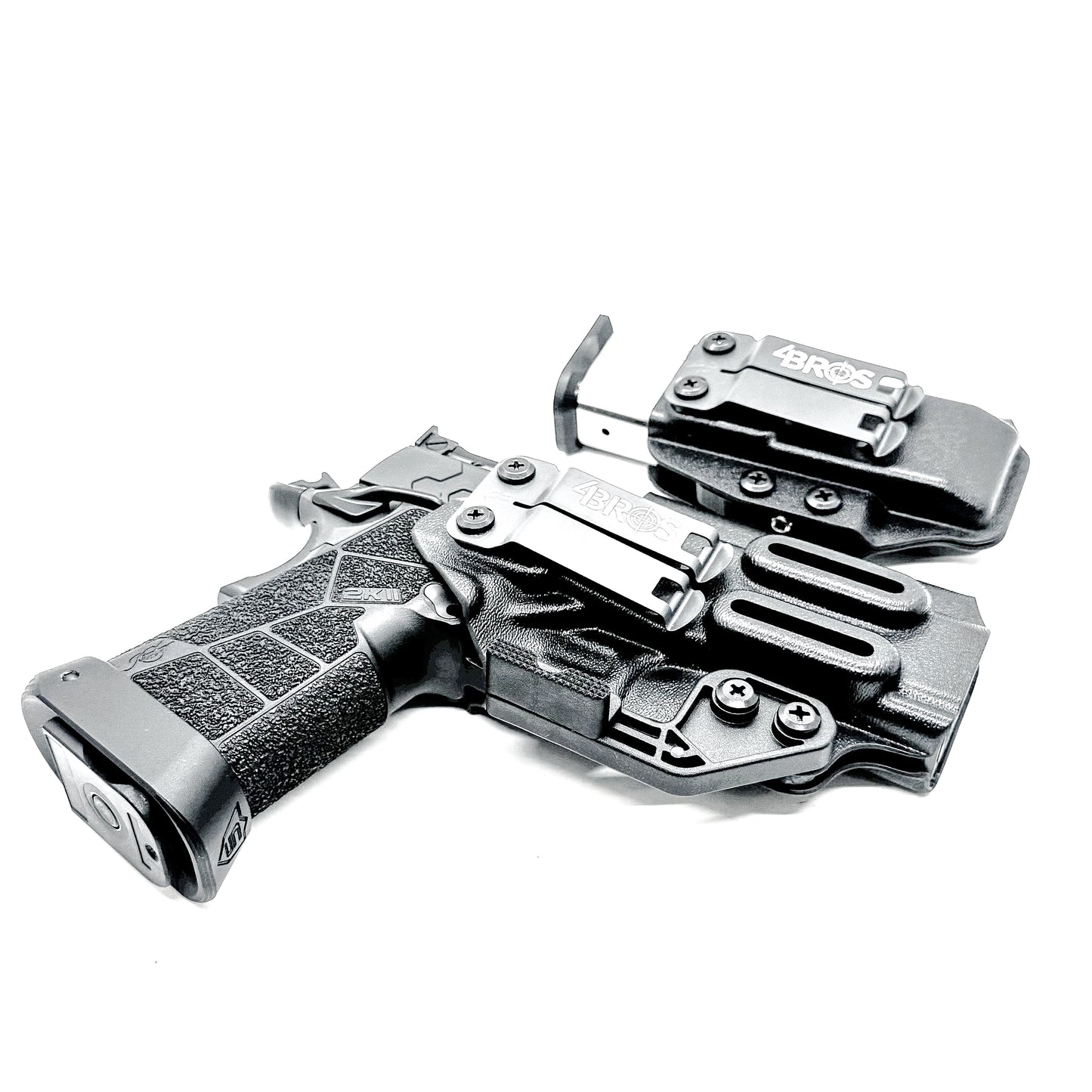 IWB holster combo for Kimber 2K11 PRO 4.25" and 2011 mags. Includes mag carrier, Modwing, and Monoblock clips. Ships fast from the USA.