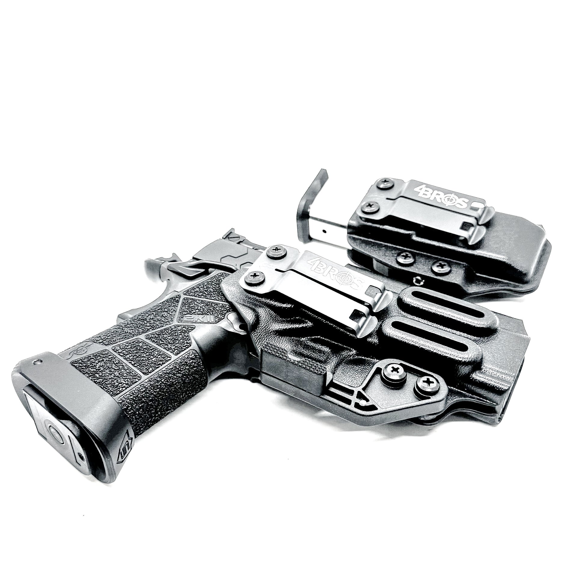 IWB holster combo for Kimber 2K11 PRO 4.25" and 2011 mags. Includes mag carrier, Modwing, and Monoblock clips. Ships fast from the USA.