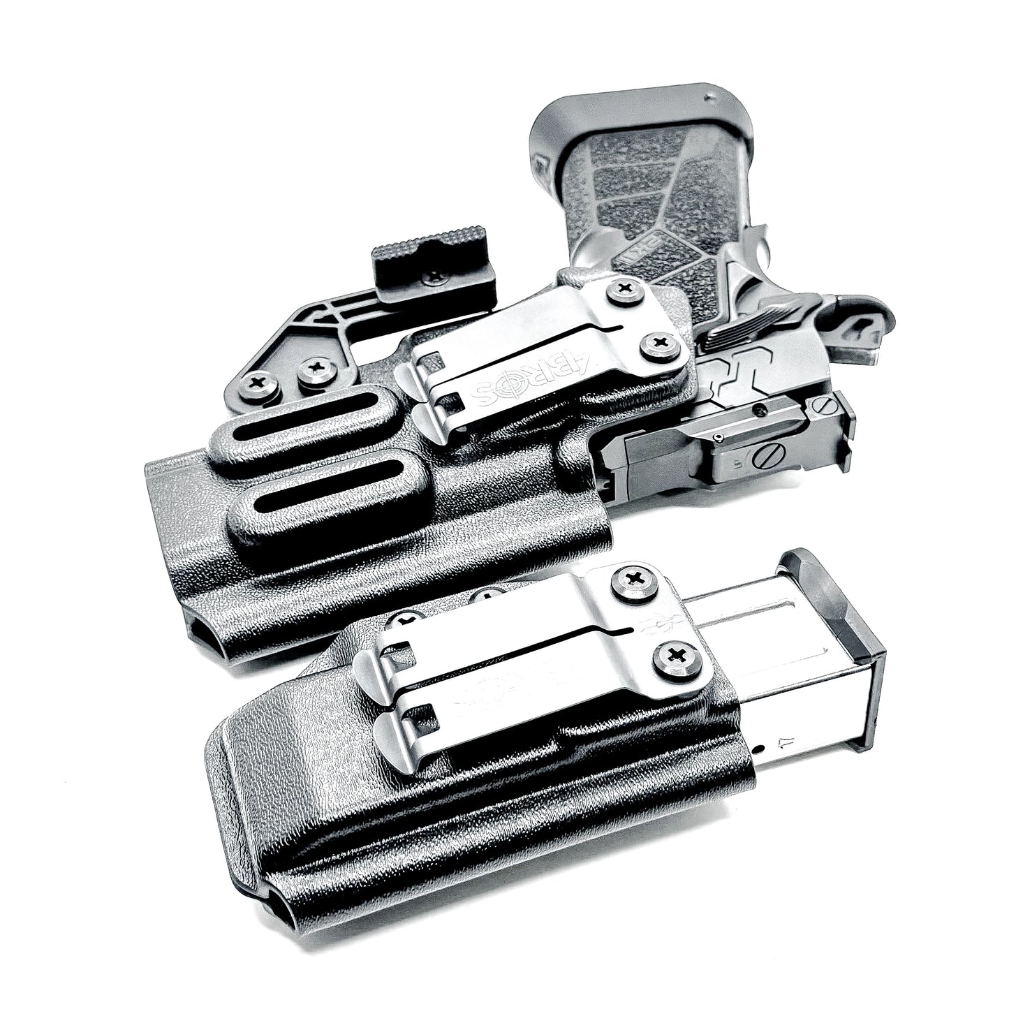 IWB holster combo for Kimber 2K11 PRO 4.25" and 2011 mags. Includes mag carrier, Modwing, and Monoblock clips. Ships fast from the USA.