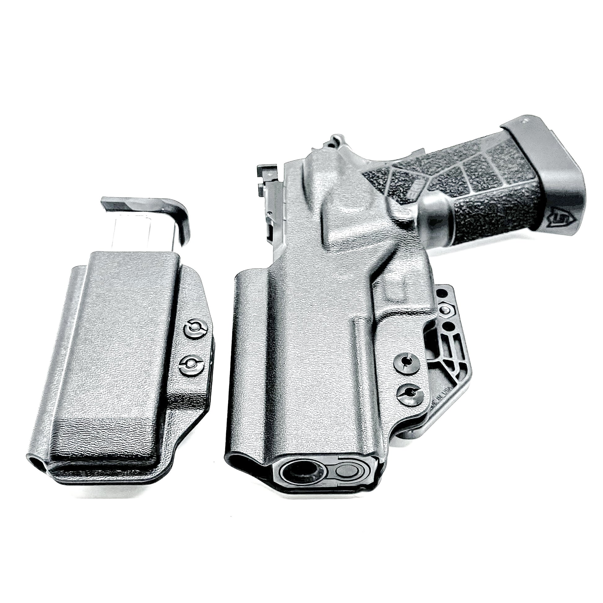 IWB holster combo for Kimber 2K11 PRO 4.25" and 2011 mags. Includes mag carrier, Modwing, and Monoblock clips. Ships fast from the USA.