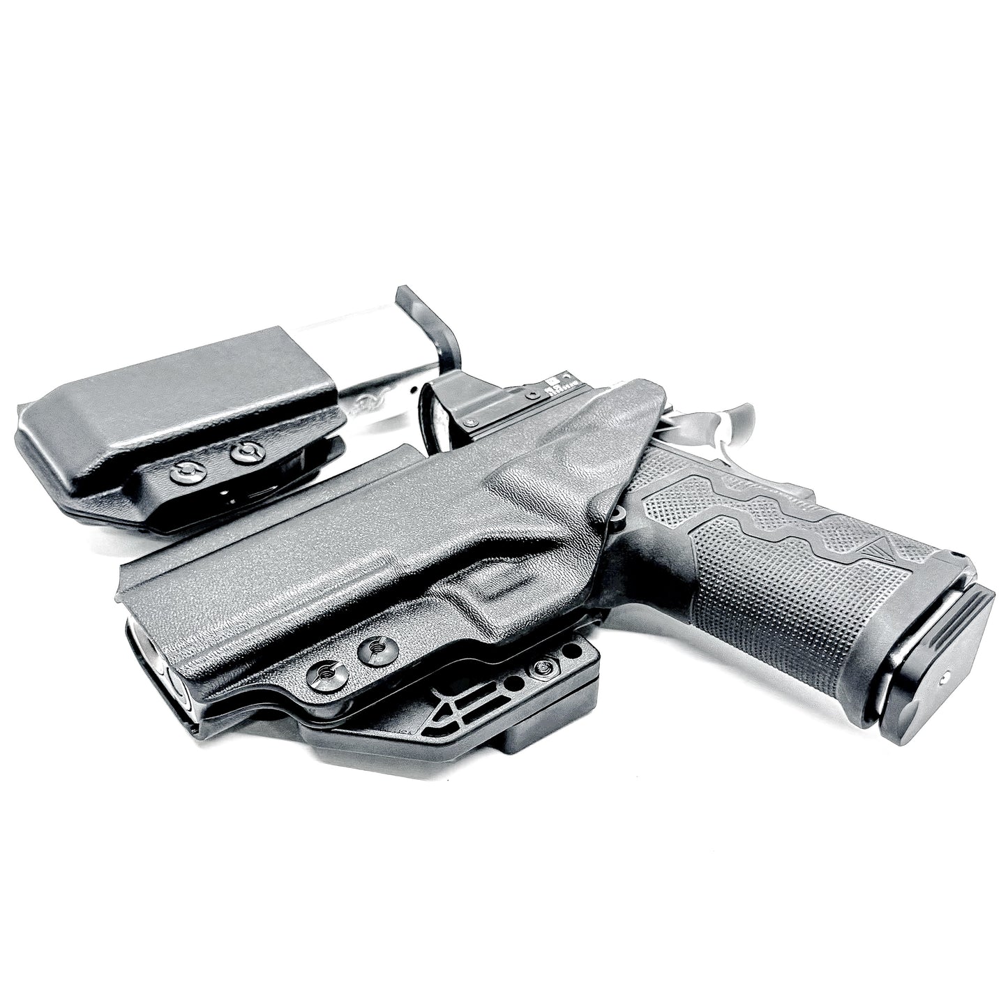 IWB holster combo for Kimber 2K11 PRO 4.25" and 2011 mags. Includes mag carrier, Modwing, and Monoblock clips. Ships fast from the USA.