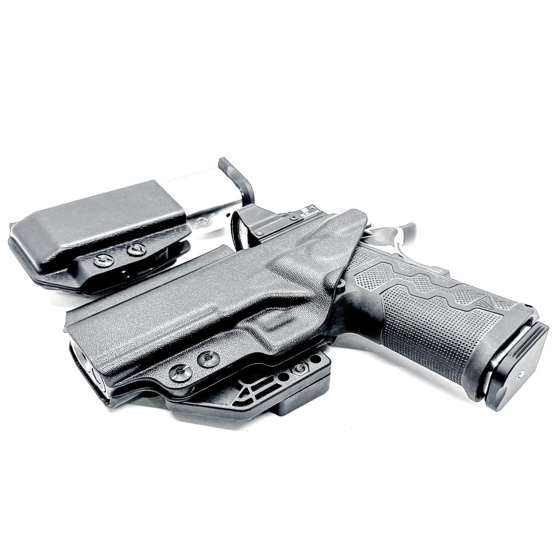 IWB holster combo for Kimber 2K11 PRO 4.25" and 2011 mags. Includes mag carrier, Modwing, and Monoblock clips. Ships fast from the USA.