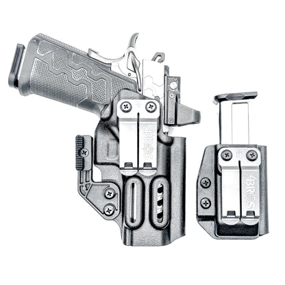 IWB holster combo for Kimber 2K11 PRO 4.25" and 2011 mags. Includes mag carrier, Modwing, and Monoblock clips. Ships fast from the USA.