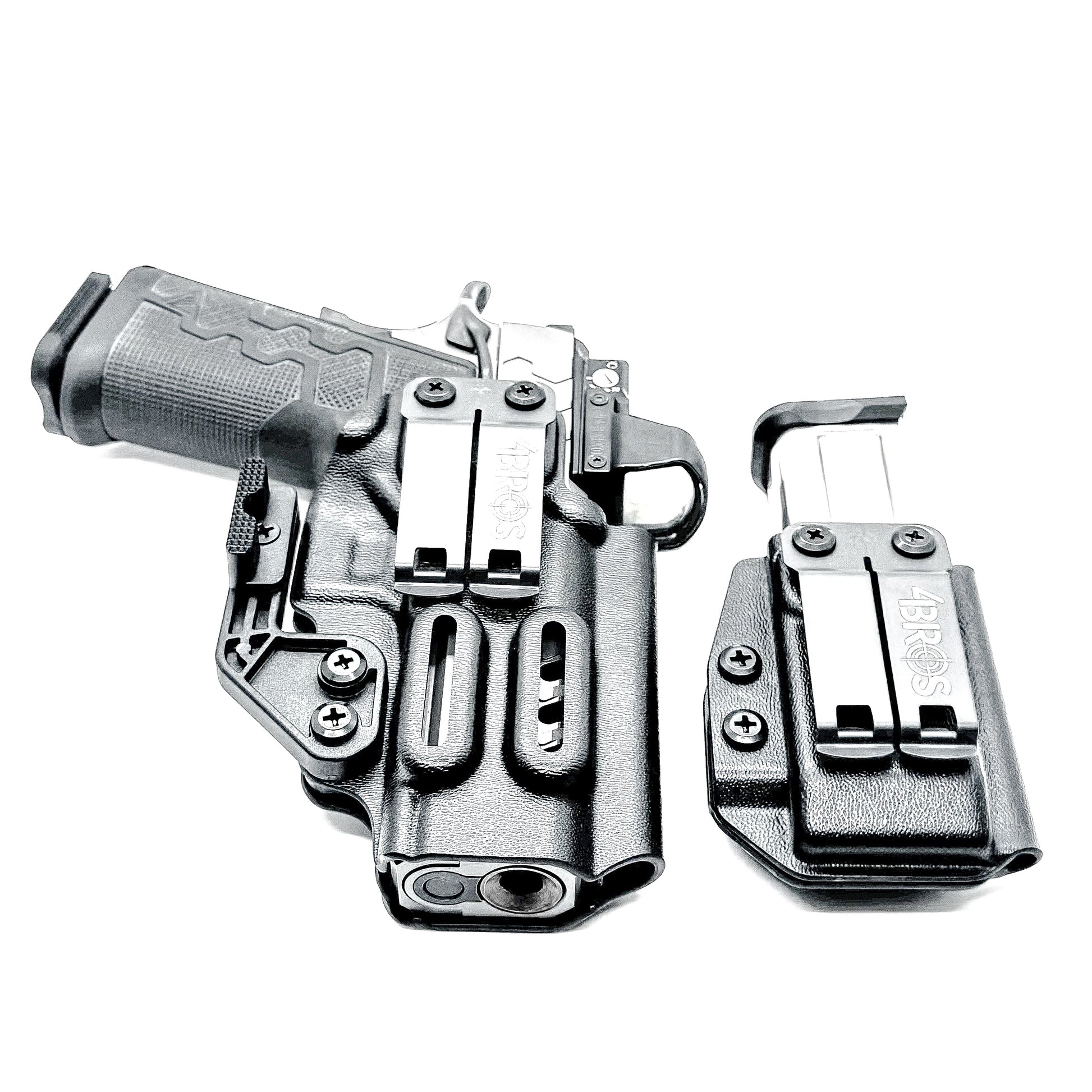 IWB holster combo for Kimber 2K11 PRO 4.25" and 2011 mags. Includes mag carrier, Modwing, and Monoblock clips. Ships fast from the USA.