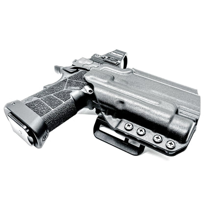 Kimber 2K11 PRO 4.25" and Streamlight TLR-1 HL Outside Waistband OWB holster with adjustable retention, optic compatibility, and durable everyday carry.