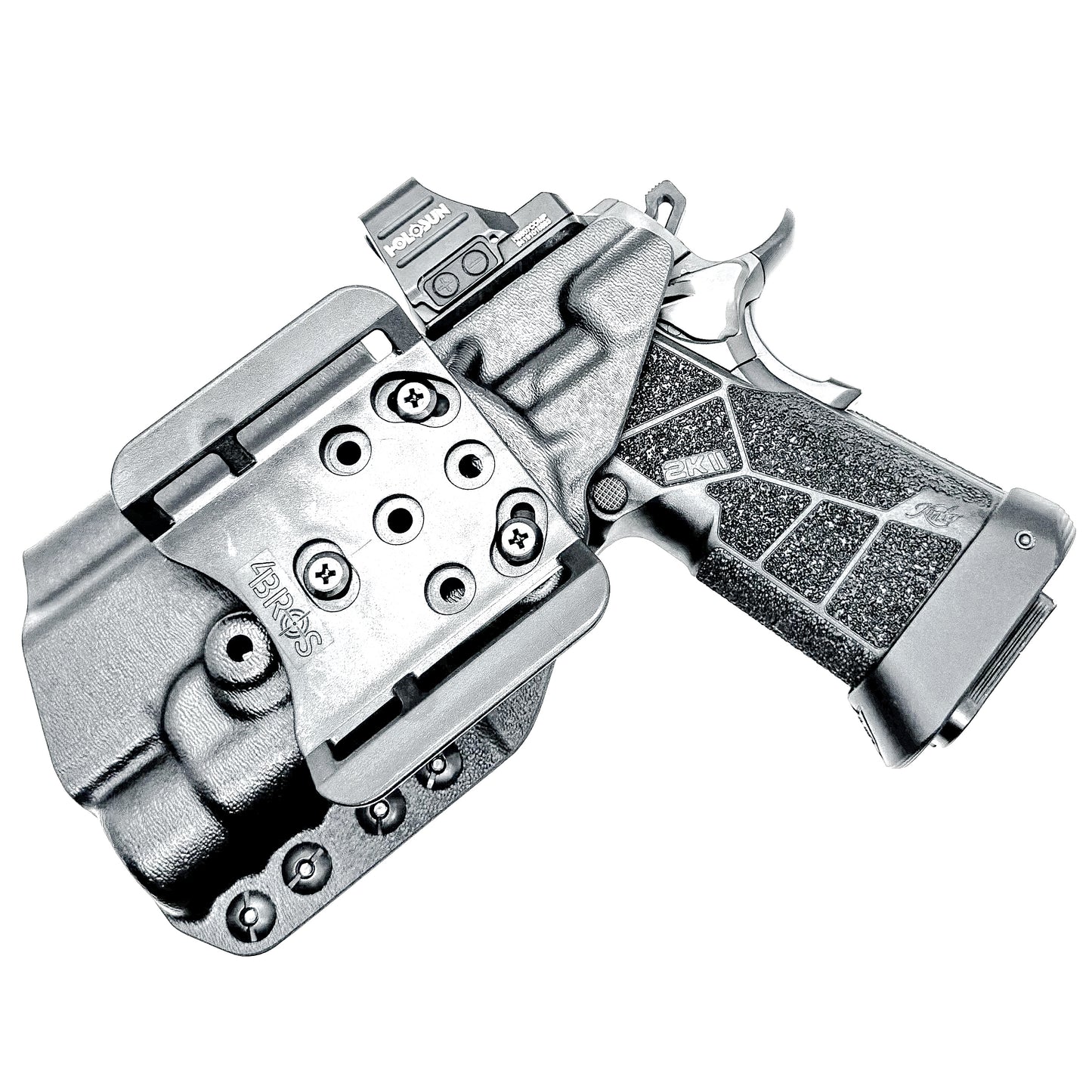 Kimber 2K11 PRO 4.25" and Streamlight TLR-1 HL Outside Waistband OWB holster with adjustable retention, optic compatibility, and durable everyday carry.