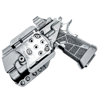 Kimber 2K11 PRO 4.25" and Streamlight TLR-1 HL Outside Waistband OWB holster with adjustable retention, optic compatibility, and durable everyday carry.