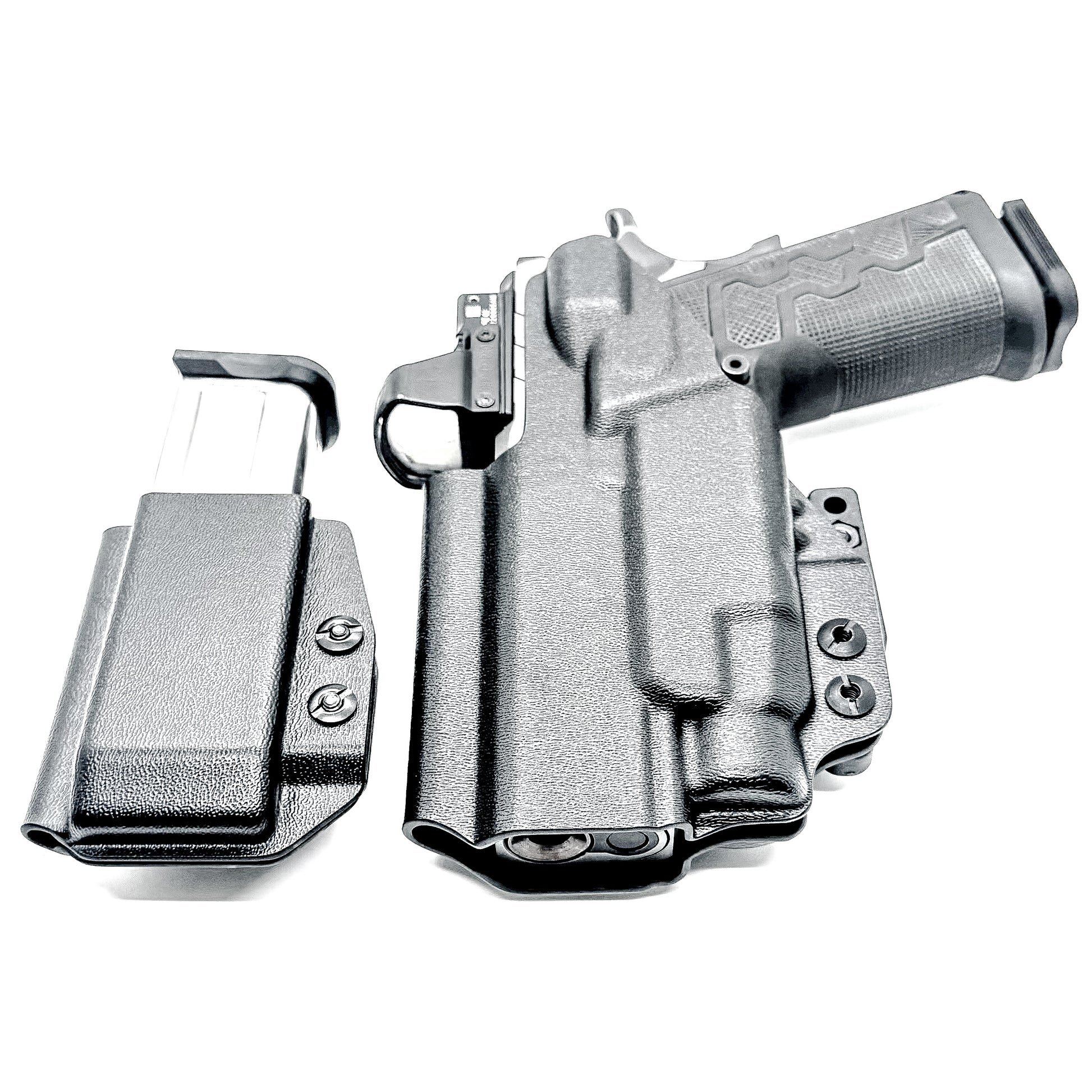 IWB holster combo for Kimber 2K11 PRO 4.25" & Streamlight TLR-7 HL-X & 2011 mags. Includes mag carrier, Modwing, and Monoblock clips. Ships fast from the USA.