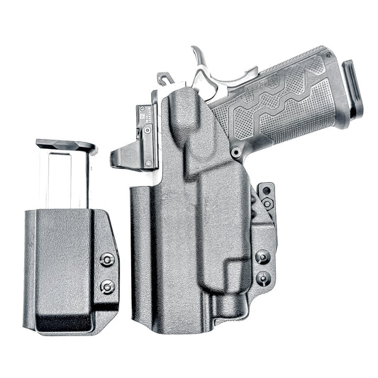 IWB holster combo for Kimber 2K11 PRO 4.25" & Streamlight TLR-7 HL-X & 2011 mags. Includes mag carrier, Modwing, and Monoblock clips. Ships fast from the USA.