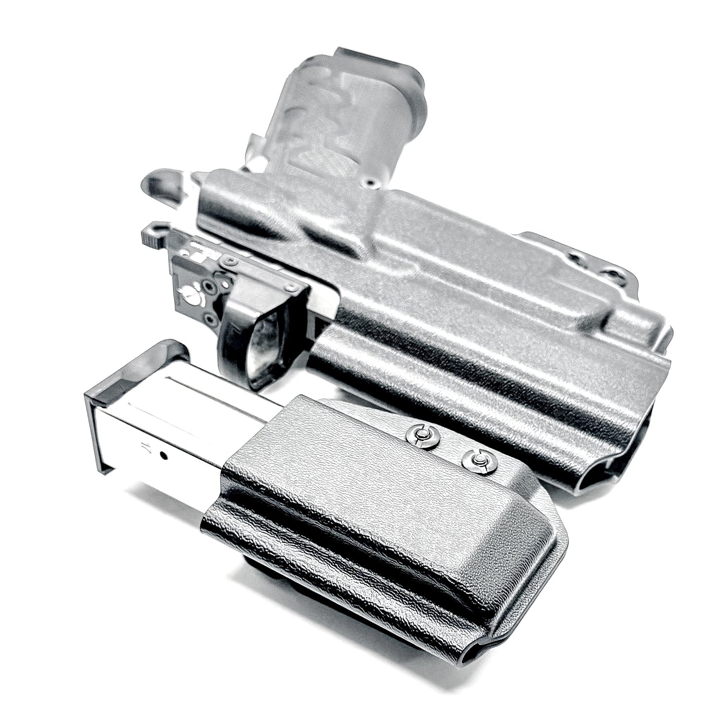 IWB holster combo for Kimber 2K11 PRO 4.25" & Streamlight TLR-7 HL-X & 2011 mags. Includes mag carrier, Modwing, and Monoblock clips. Ships fast from the USA.