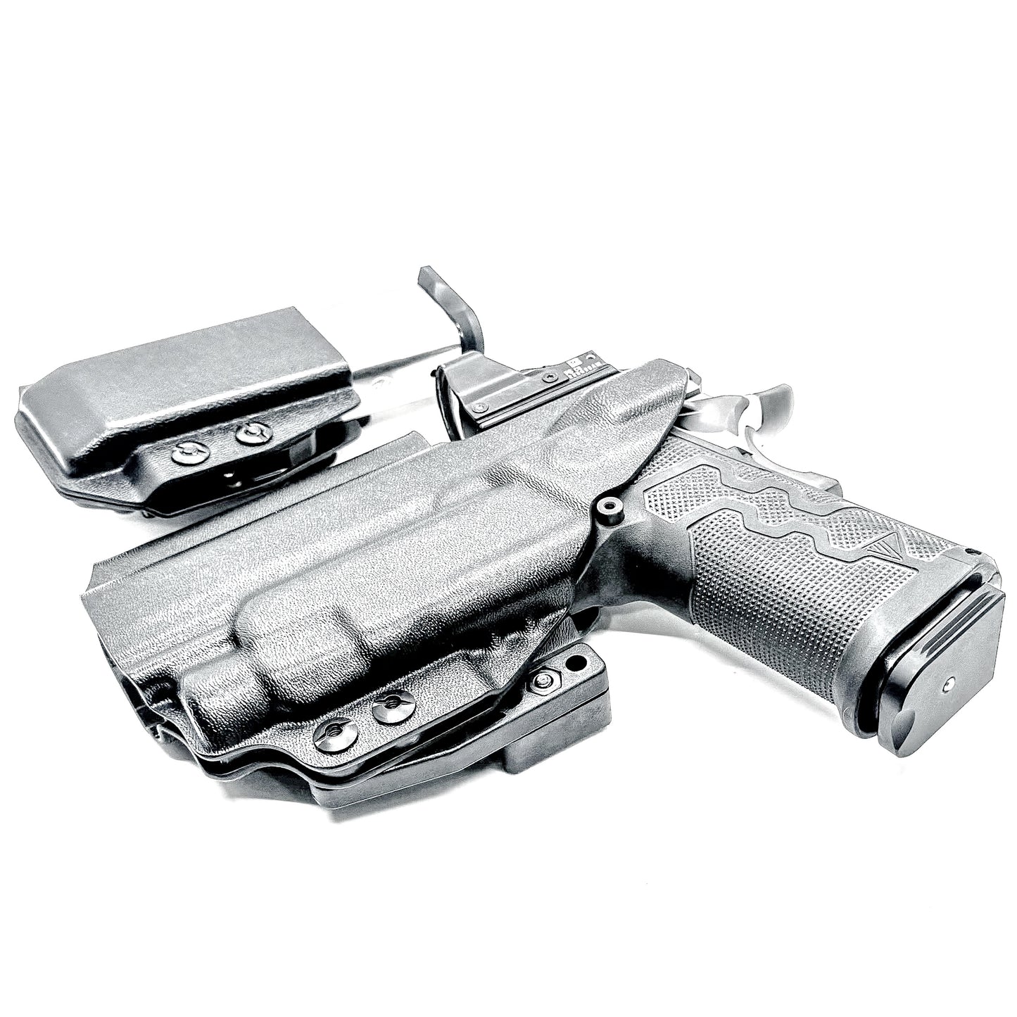 IWB holster combo for Kimber 2K11 PRO 4.25" & Streamlight TLR-7 HL-X & 2011 mags. Includes mag carrier, Modwing, and Monoblock clips. Ships fast from the USA.