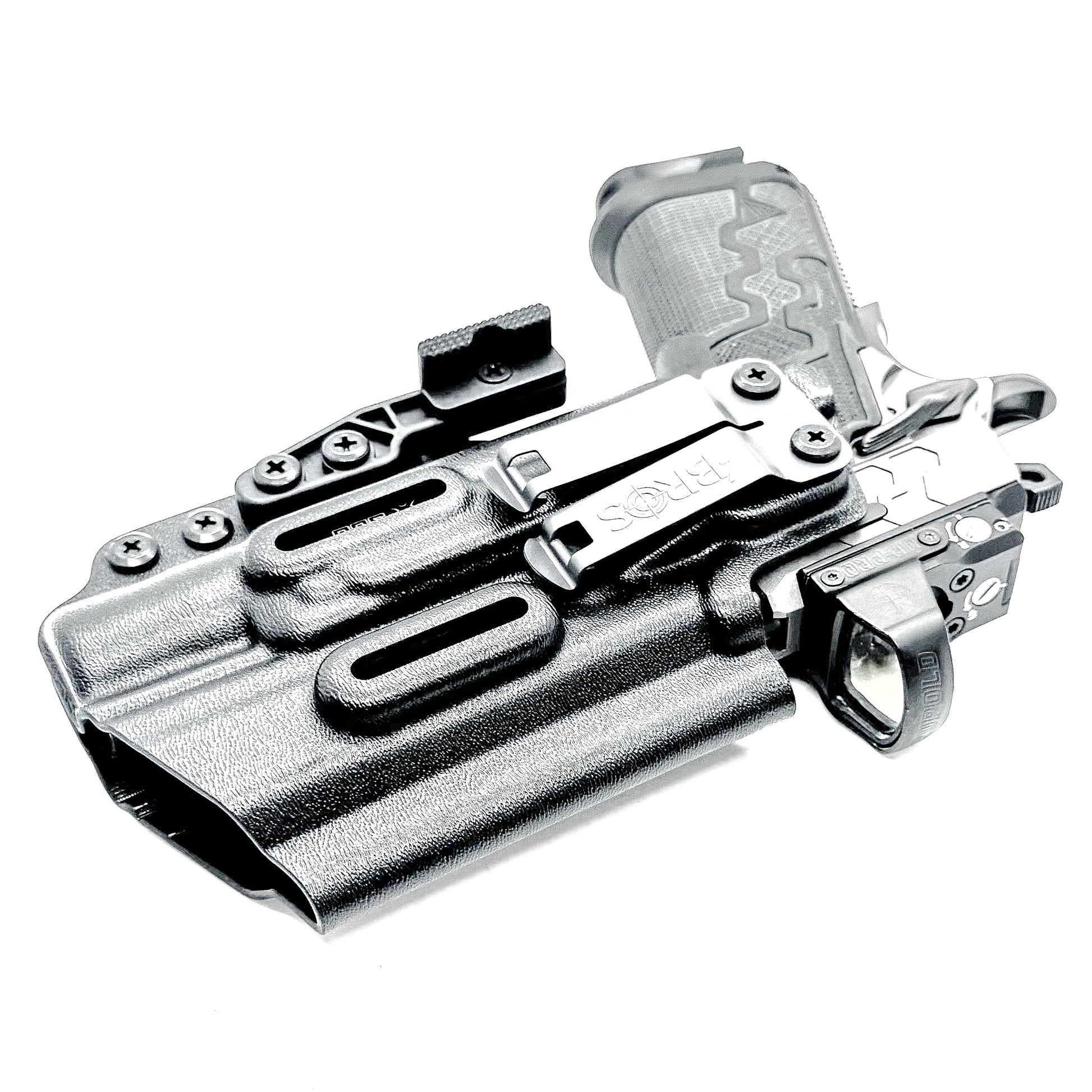 Kimber 2K11 PRO 4.25" IWB holster with SureFire X300U support. Inside Waistband concealed carry holster with adjustable retention, optic compatibility, and comfort.