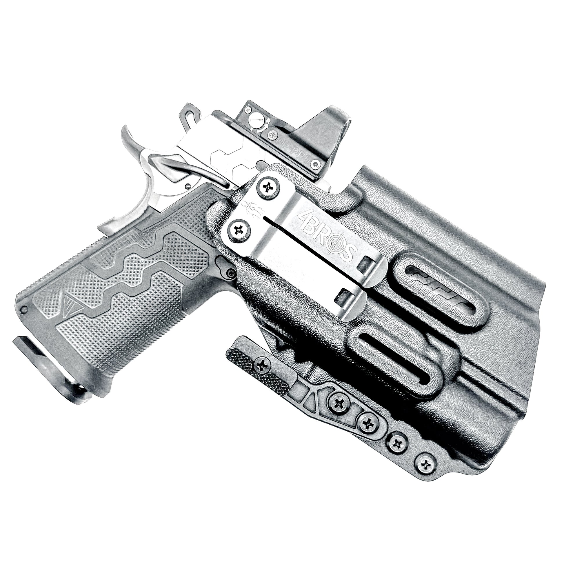 Kimber 2K11 PRO 4.25" IWB holster with SureFire X300U support. Inside Waistband concealed carry holster with adjustable retention, optic compatibility, and comfort.
