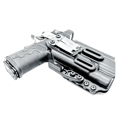 Kimber 2K11 PRO 4.25" IWB holster with SureFire X300U support. Inside Waistband concealed carry holster with adjustable retention, optic compatibility, and comfort.