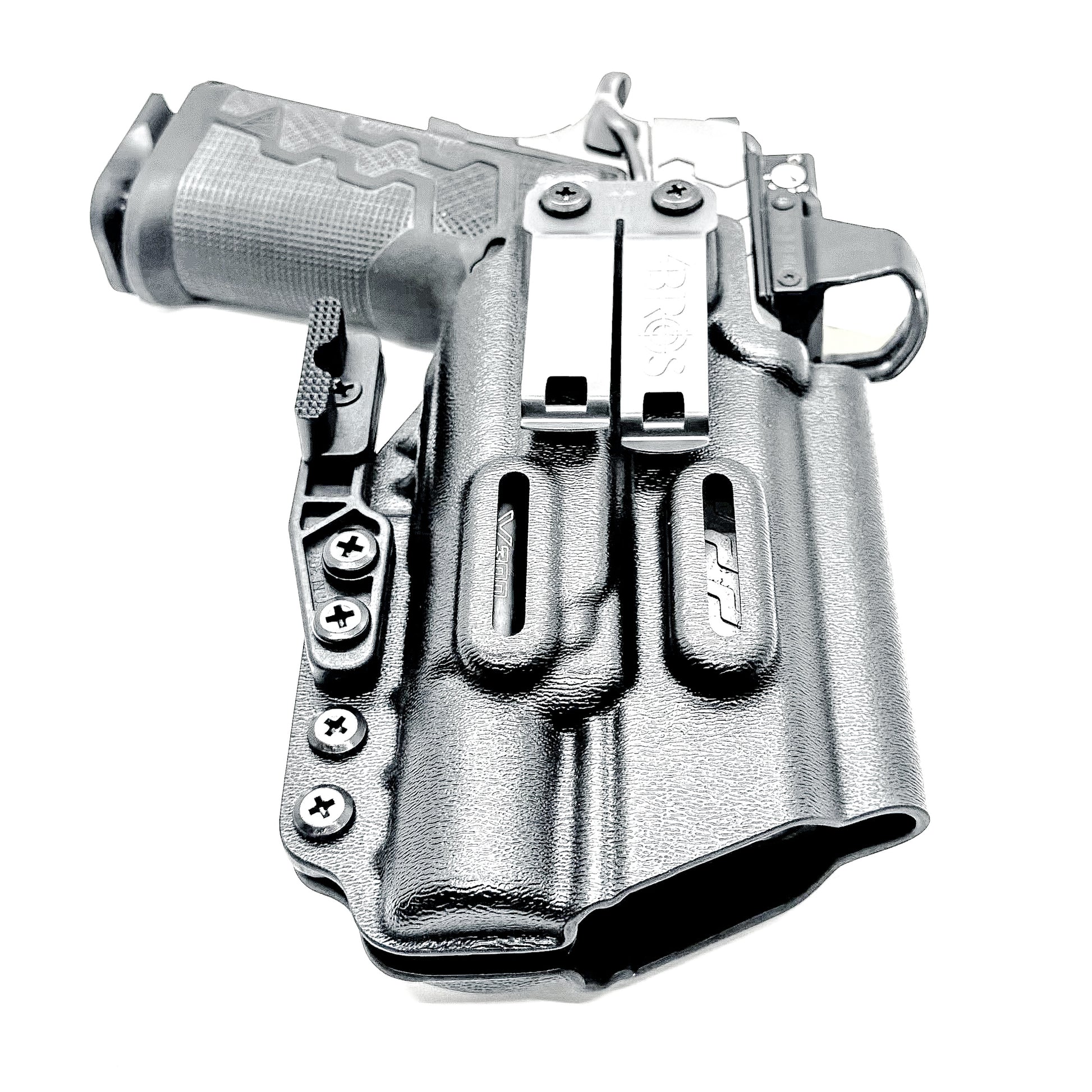 Kimber 2K11 PRO 4.25" IWB holster with SureFire X300U support. Inside Waistband concealed carry holster with adjustable retention, optic compatibility, and comfort.