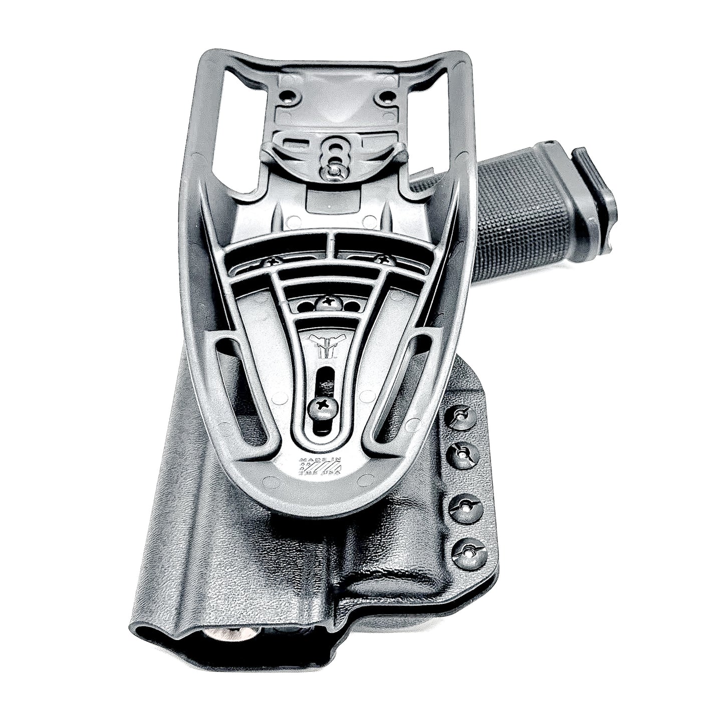 Kimber 2K11 and Streamlight TLR-1 HL OWB (Outside Waistband) light-duty & competition holster with fast draw, adjustable retention, and optic compatibility.