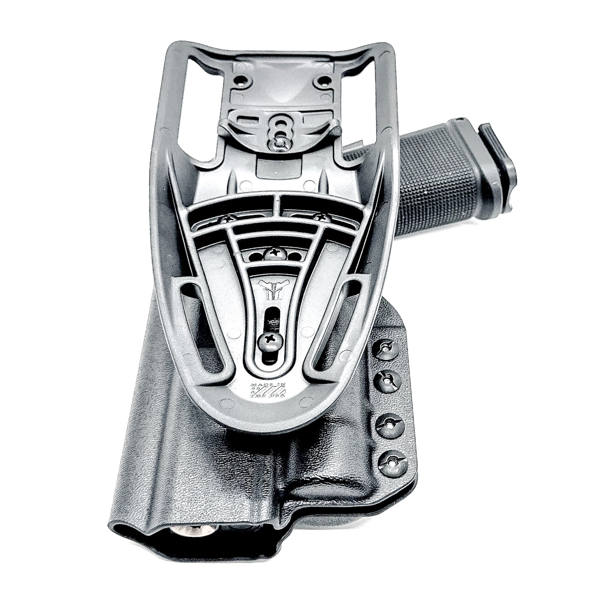 Kimber 2K11 and Streamlight TLR-1 HL OWB (Outside Waistband) light-duty & competition holster with fast draw, adjustable retention, and optic compatibility.