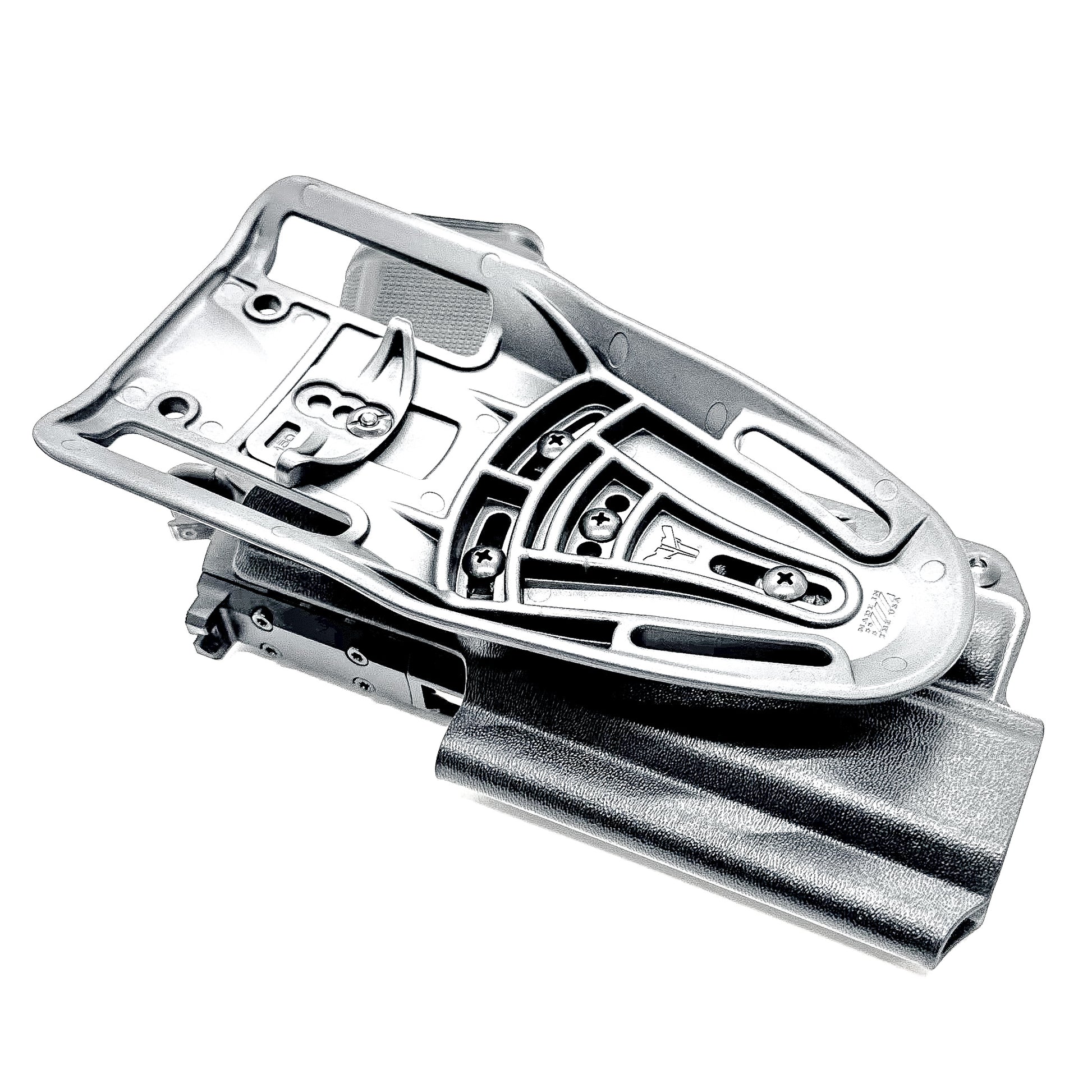 Kimber 2K11 and Streamlight TLR-1 HL OWB (Outside Waistband) light-duty & competition holster with fast draw, adjustable retention, and optic compatibility.