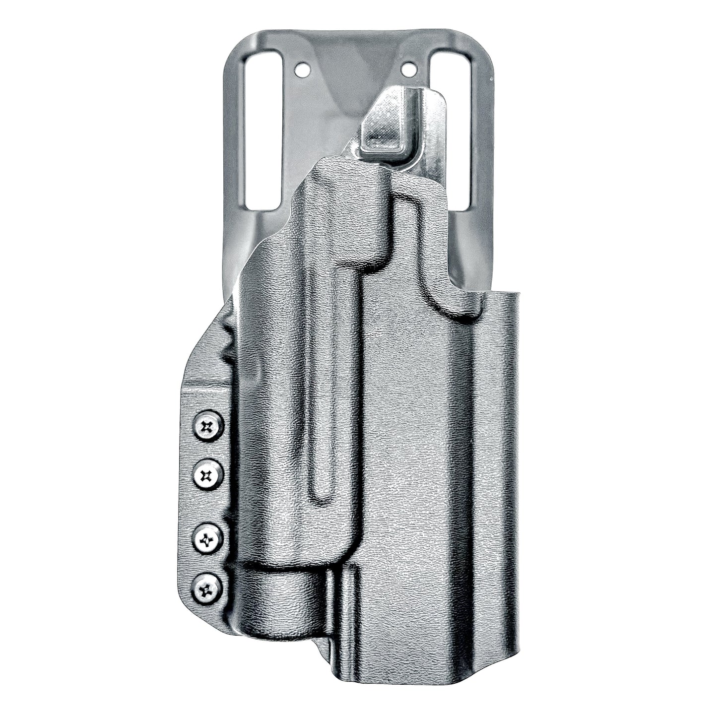 Kimber 2K11 and Streamlight TLR-1 HL OWB (Outside Waistband) light-duty & competition holster with fast draw, adjustable retention, and optic compatibility.