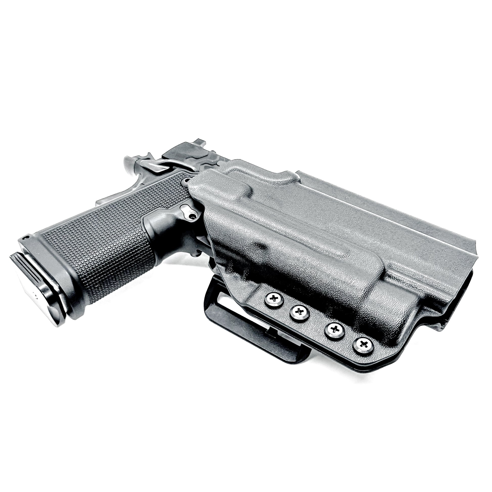 Kimber 2K11 and Streamlight TLR-1 HL Outside Waistband OWB holster with adjustable retention, optic compatibility, and durable everyday carry.