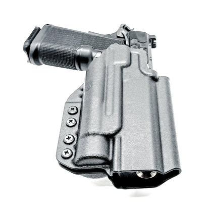 Kimber 2K11 and Streamlight TLR-1 HL Outside Waistband OWB holster with adjustable retention, optic compatibility, and durable everyday carry.