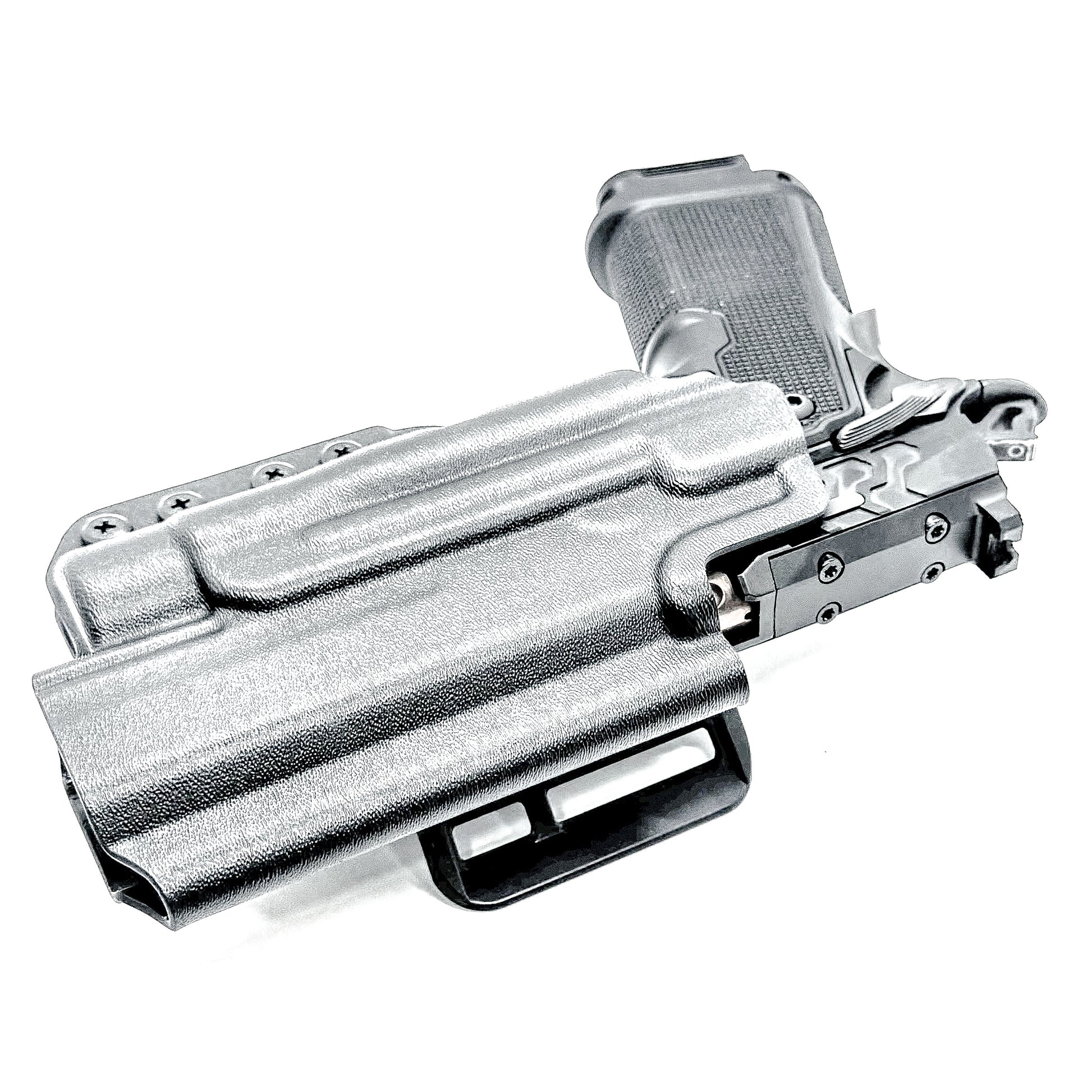 Kimber 2K11 and Streamlight TLR-1 HL Outside Waistband OWB holster with adjustable retention, optic compatibility, and durable everyday carry.