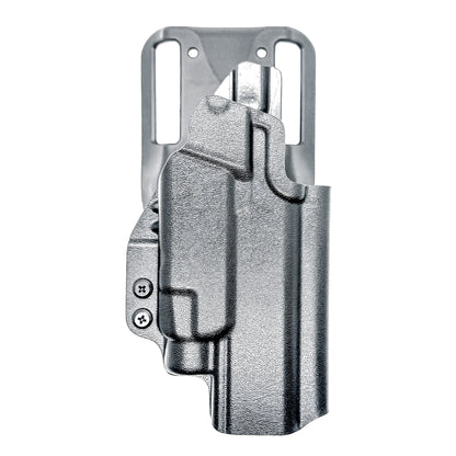 Kimber 2K11 OWB holster with Streamlight TLR-7 HL-X. Outside Waistband light duty & competition holster with fast draw, adjustable retention, and optic support.