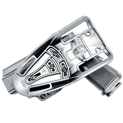 Kimber 2K11 OWB holster with Streamlight TLR-7 HL-X. Outside Waistband light duty & competition holster with fast draw, adjustable retention, and optic support.