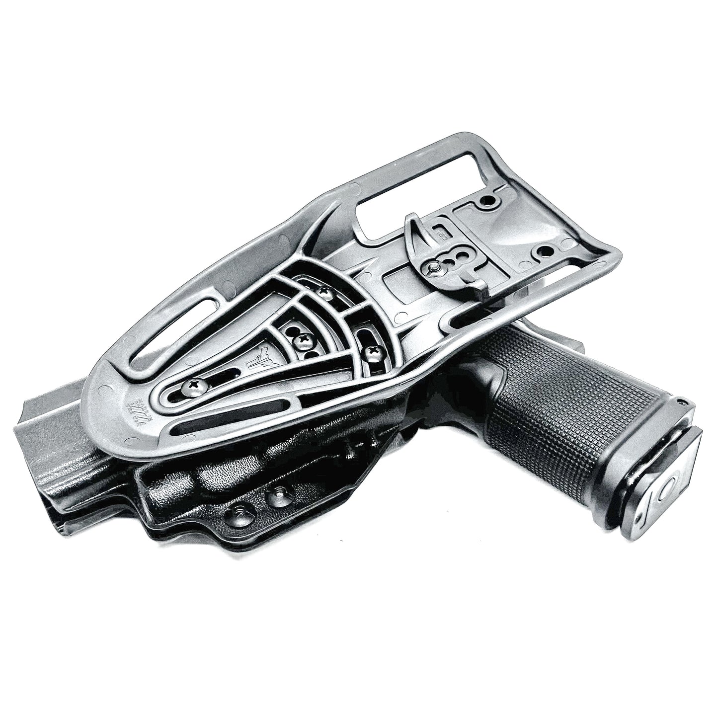 Kimber 2K11 OWB holster with Streamlight TLR-7 HL-X. Outside Waistband light duty & competition holster with fast draw, adjustable retention, and optic support.