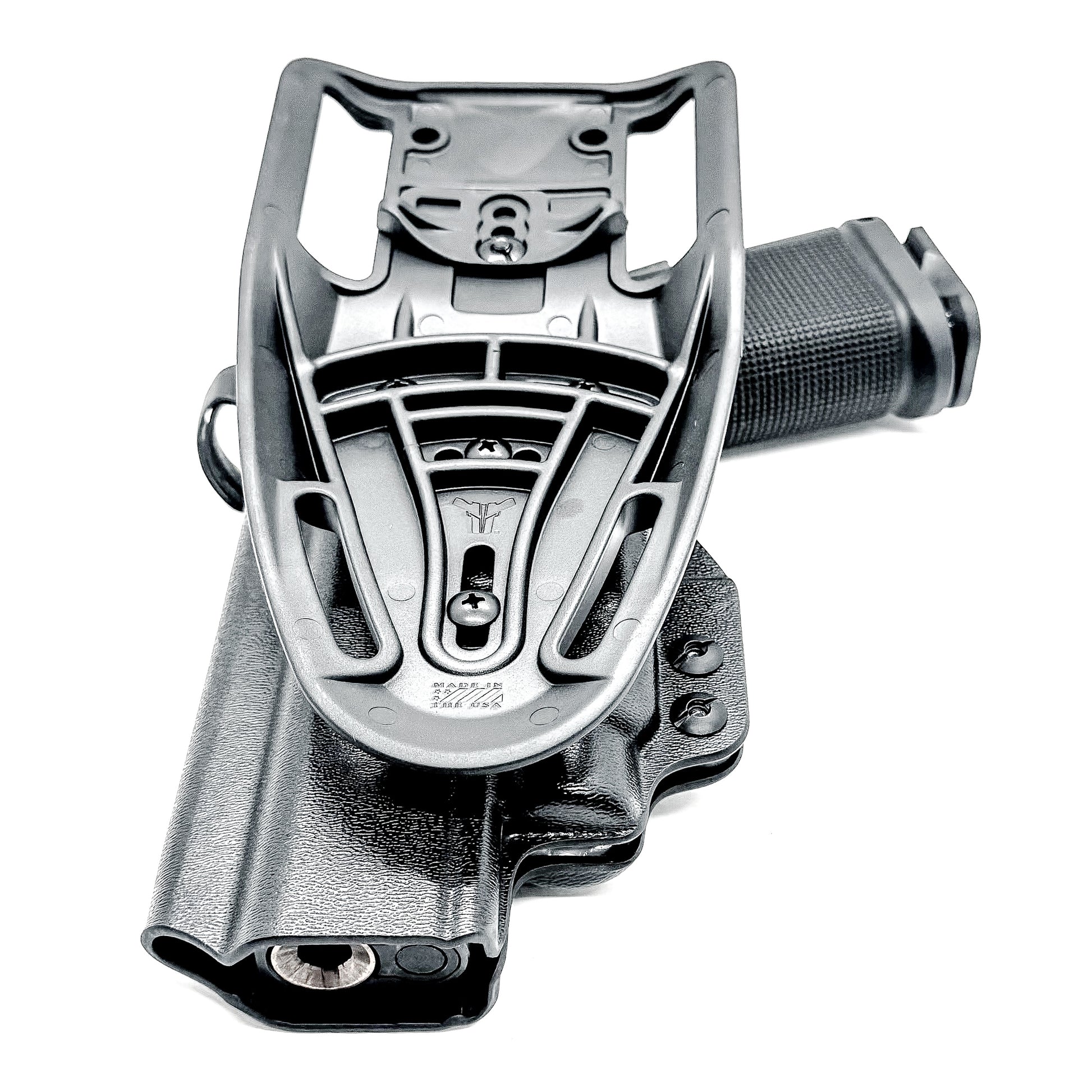 Kimber 2K11 OWB holster with Streamlight TLR-7 HL-X. Outside Waistband light duty & competition holster with fast draw, adjustable retention, and optic support.